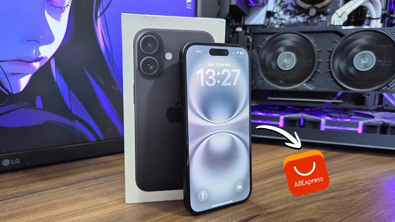 Arrisquei Comprar um iPhone 16 BARATO no AliExpress… Valeu a Pena?