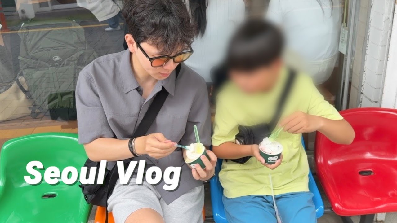 일본남자Vlog🇰🇷일본인 가족의 서울여행 Part 2 ~한국의 맛있는것들 하루종일 계속 먹기~ (수성동계곡,통인시장,카페,소품샵)