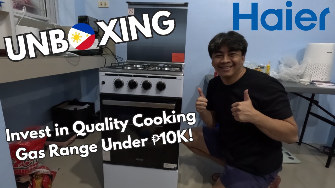Haier Gas Range HFS-503G63GO Unboxing & Setup | My New Kitchen Upgrade!