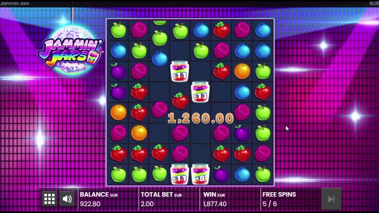 Jammin&rsquo; Jars MEGA JAMMIN WIN! AWESOME! Buy free spins! Push gaming!