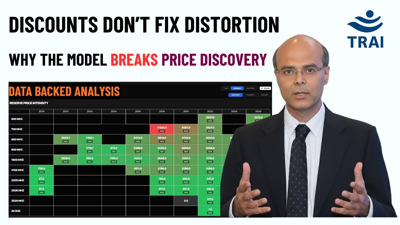 Why TRAI’s Spectrum Valuation Model Fails — And What Should Replace It