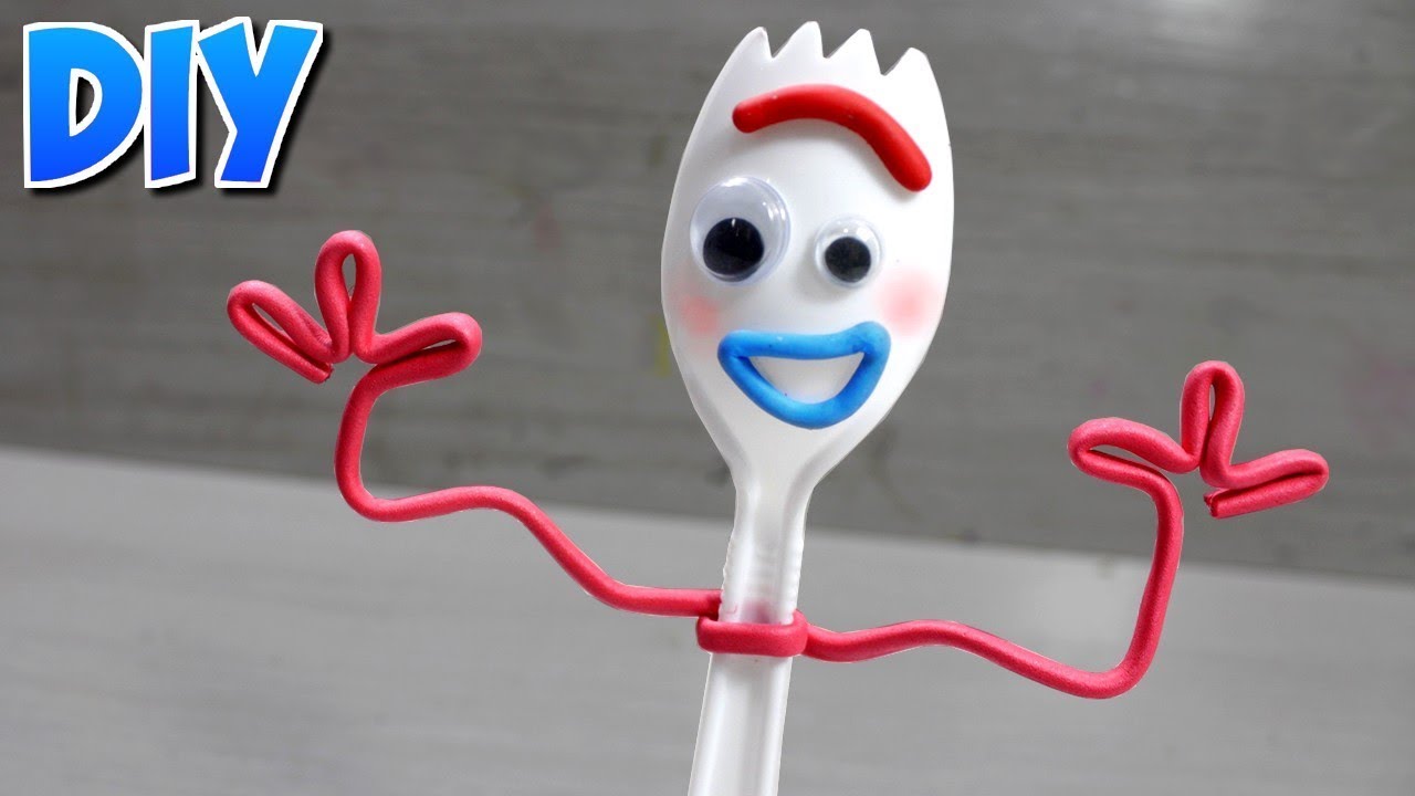 DIY Garfinho (Forky) - Toy Story.