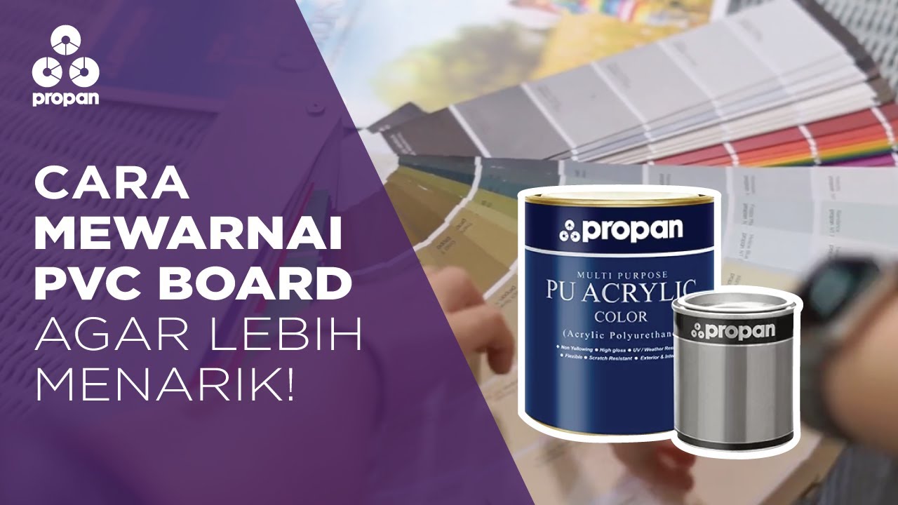 WARNAI PVC BOARD KAMU DENGAN WARNA FAVORITMU PAKAI PU ACRYLIC COLOR