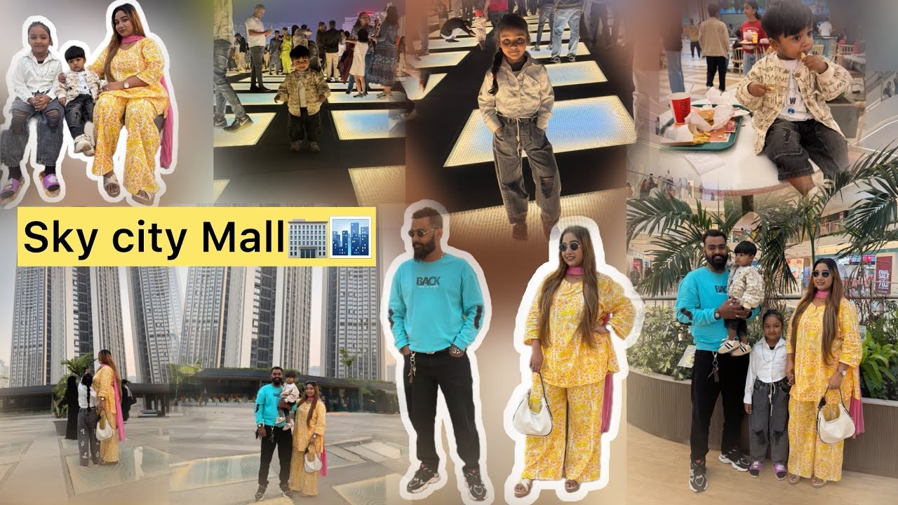Bohot Hi Pyara mall￼ Hai ￼ sky city 🏙️ 🏢#fabfour #vlog #skycity #mall #fullenjoy #familyvlog  ￼￼