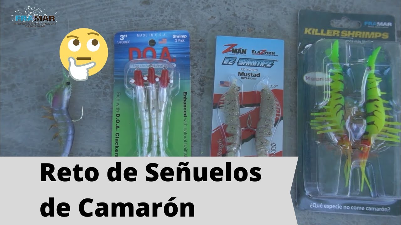 Reto de Acción de Nado de los Señuelos de Camarón