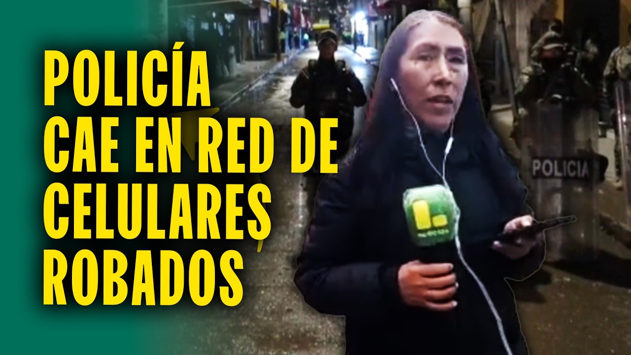 Megaoperativo contra red que vende celulares robados: Capturan a policía implicado y 11 personas más