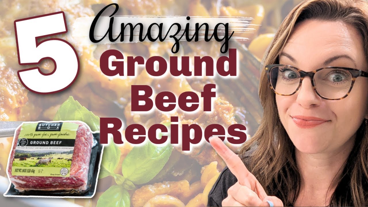 5 of the ⭐BEST⭐ Ground Beef recipes! | Easy Winner Dinners