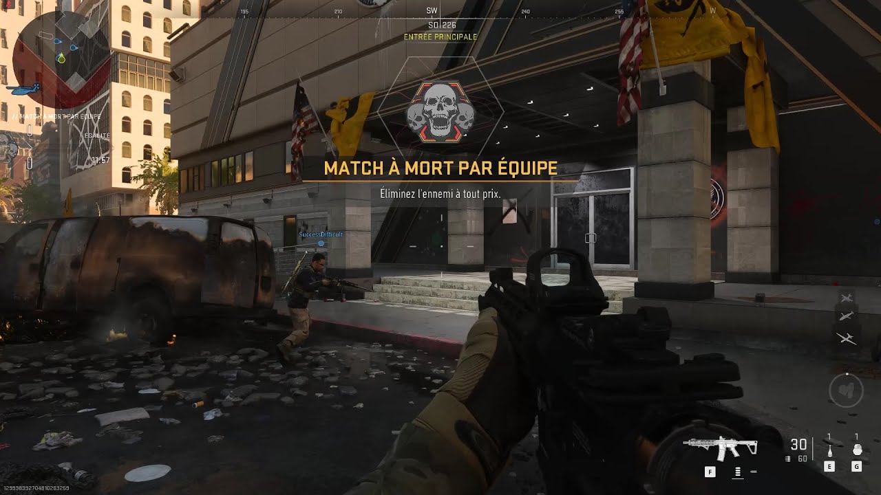 Call of Duty: Modern Warfare II Multiplayer #1 Team Deathmatch In Embassy With M4