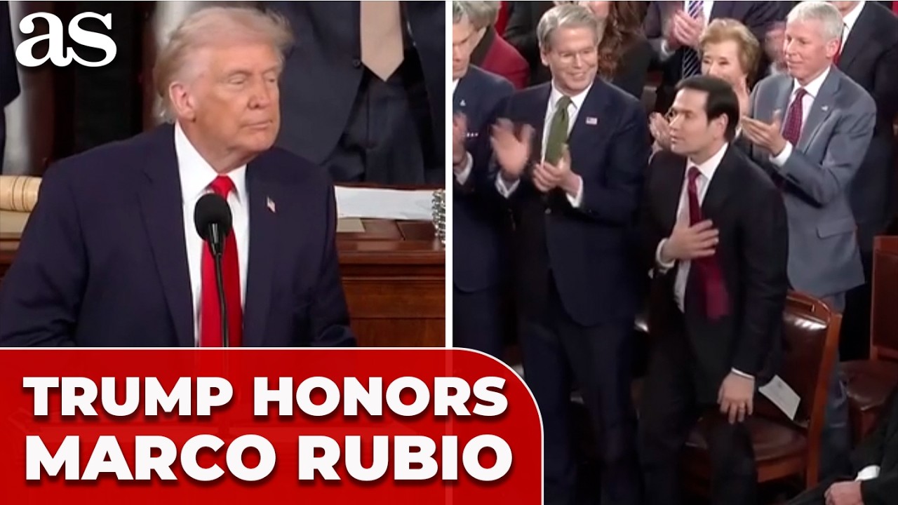Trump delivers HONORABLE PRAISE for Marco Rubio during STATE OF THE UNION