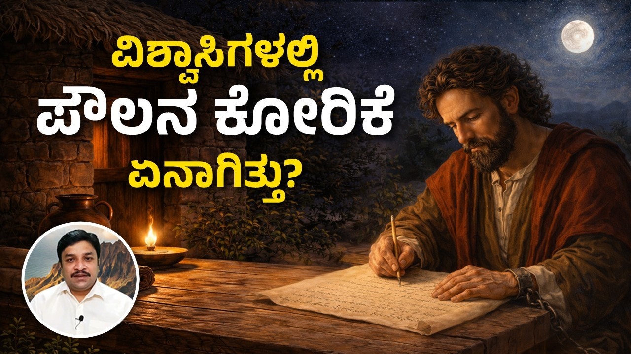 What was Paul's request to believers? | Pr Daniel Paul | Gethsemane Prayer House | Kannada Sermon