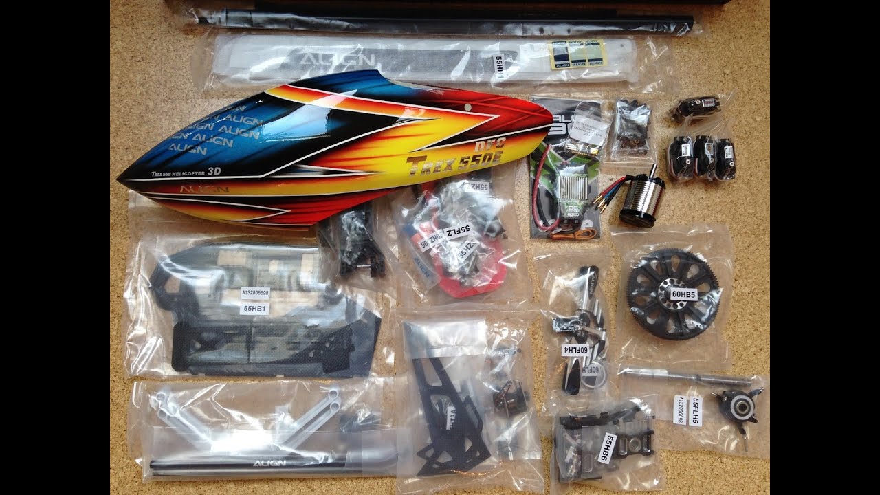 T-Rex 550E DFC Build