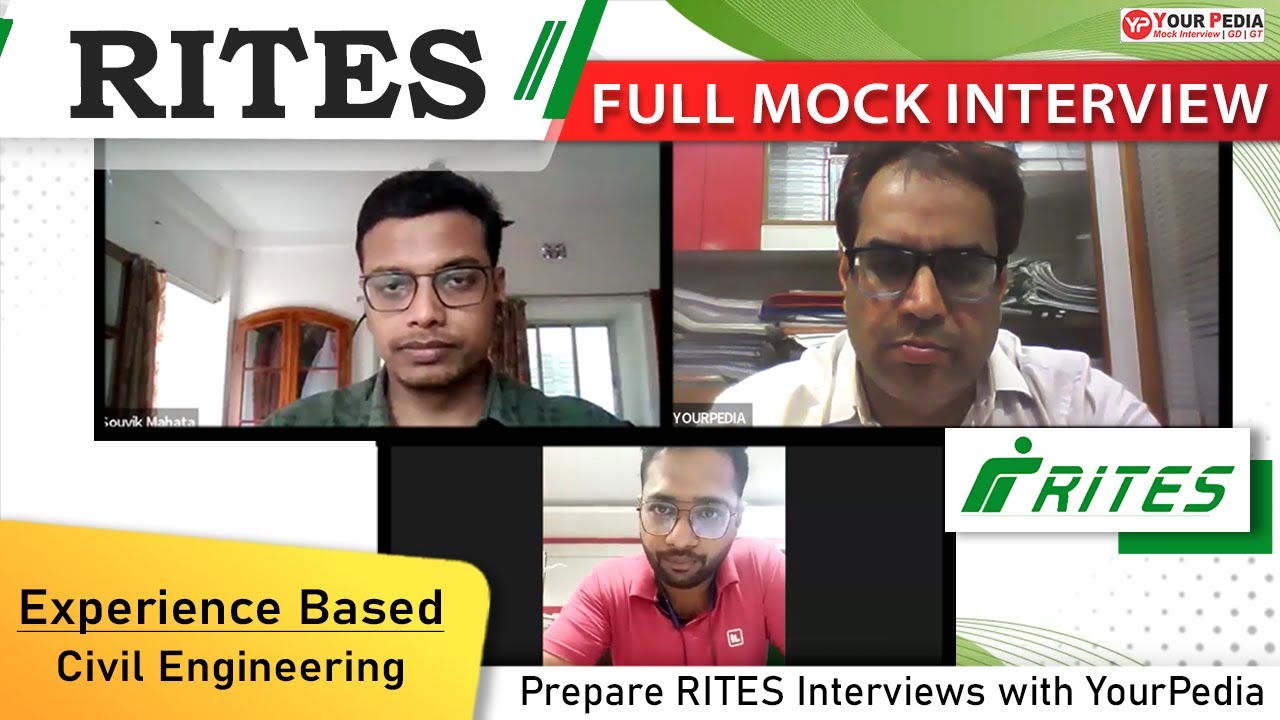 RITES Full Mock Interview | Important RITES Interview Questions | Prepare interview with YourPedia