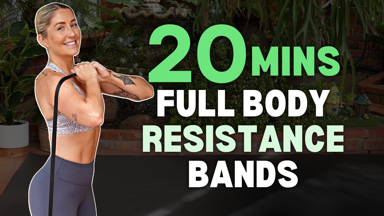 20 Min FULL BODY Resistance Bands Workout | Beginner Friendly Strength | No repeats