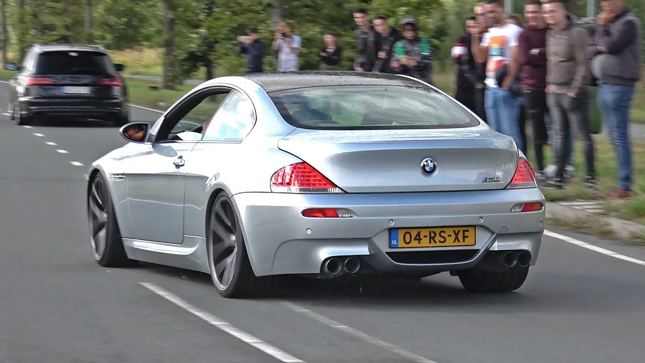 Tuner Cars Leaving a Car Show! Aventador LP700, BMW M6 V10, E30 V8, Scirocco R, Novitec 720S