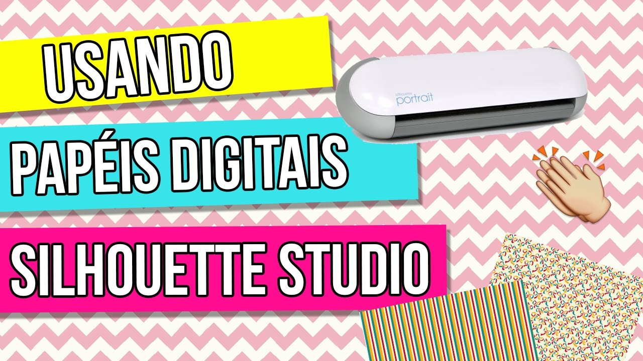 USANDO papéis digitais no SILHOUETTE STUDIO - Dois ou mais Papéis