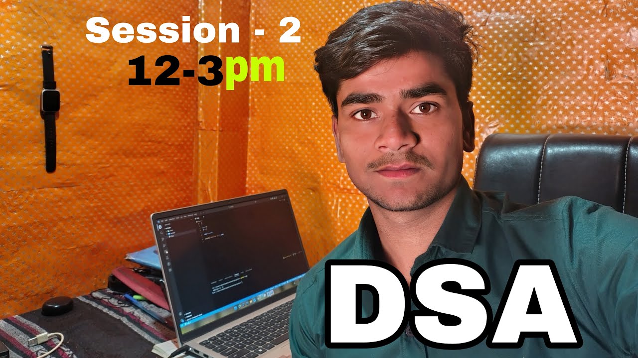 Day 2 Live 🚀 60 Days DSA Challenge | Consistency is Key 💻 #CodingJourney #dsapractice #studyvlog