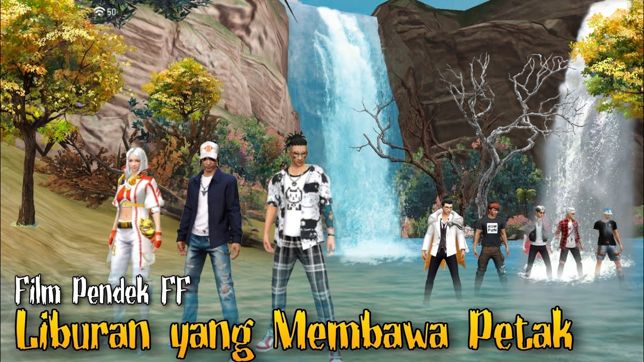 Film pendek ff | LIBURAN YANG MEMBAWA PETAKA!! DUA TEMANKU TENGGELAM DI AIR TERJUN