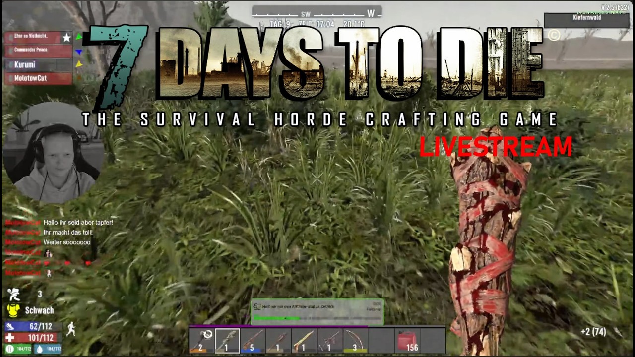 7 DAYS TO DIE | Meine Bude angefangen | LPT | S01E012 | LIVESTREAM | 4K | DE