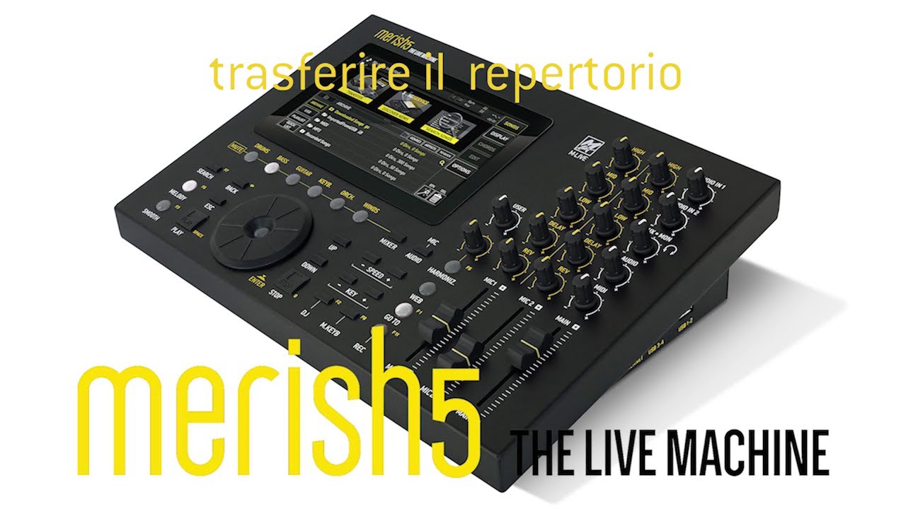 Merish5 - Gestione del repertorio