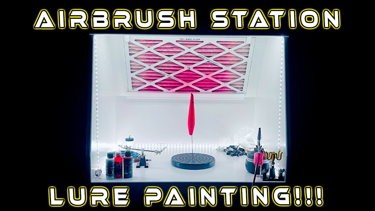 Lure Painting - Building an Airbrush Spray Booth