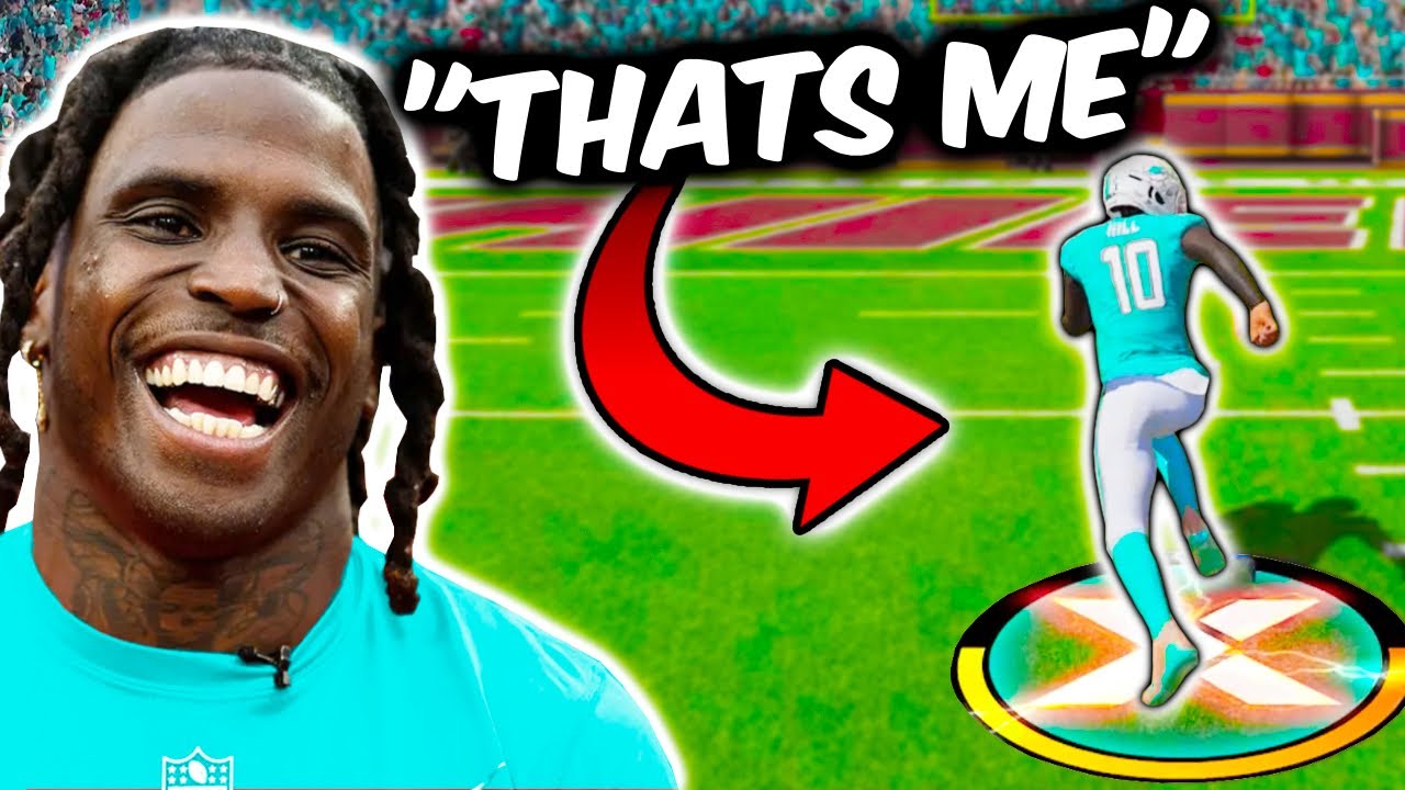 TYREEK HILL CHALLENGED ME TO A MADDEN GAME, HE'S UNSTOPPABLE!!!