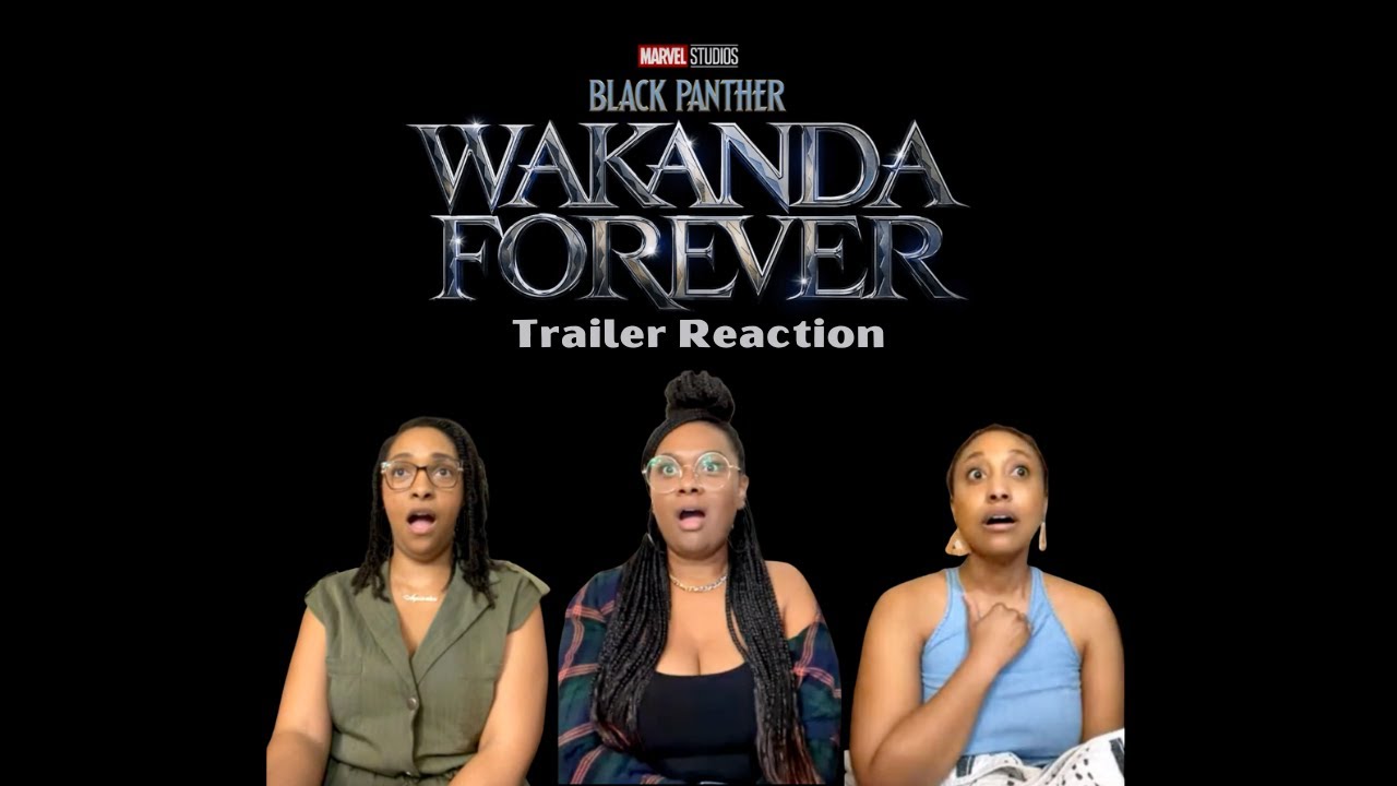 MARVEL STUDIOS BLACK PANTHER WAKANDA FOREVER | COMIC CON TRAILER REACTION | WHATWEWATCHIN'?!