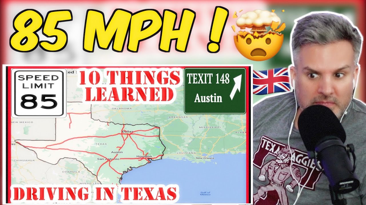 Brit Reacts To 10 SHOCKING Things I Learned Driving Around Texas for 4 Months
