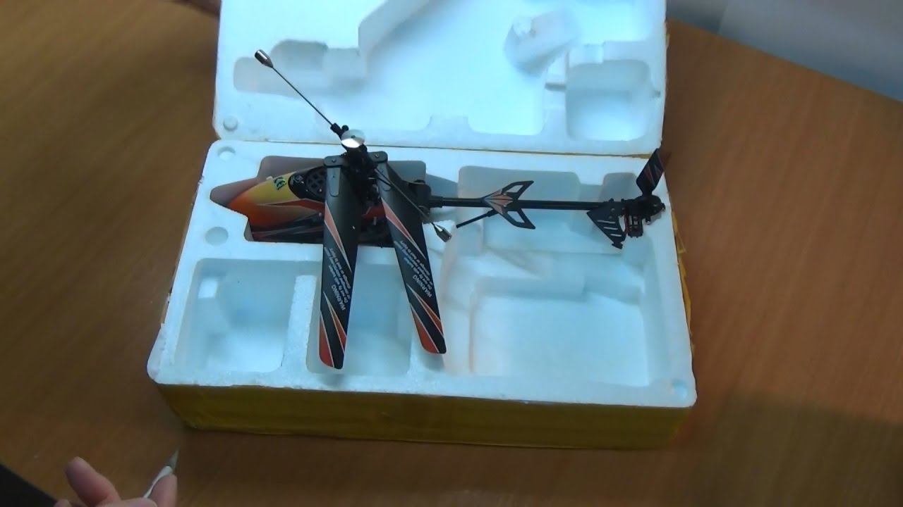 WLtoys V912, распаковка и запуск