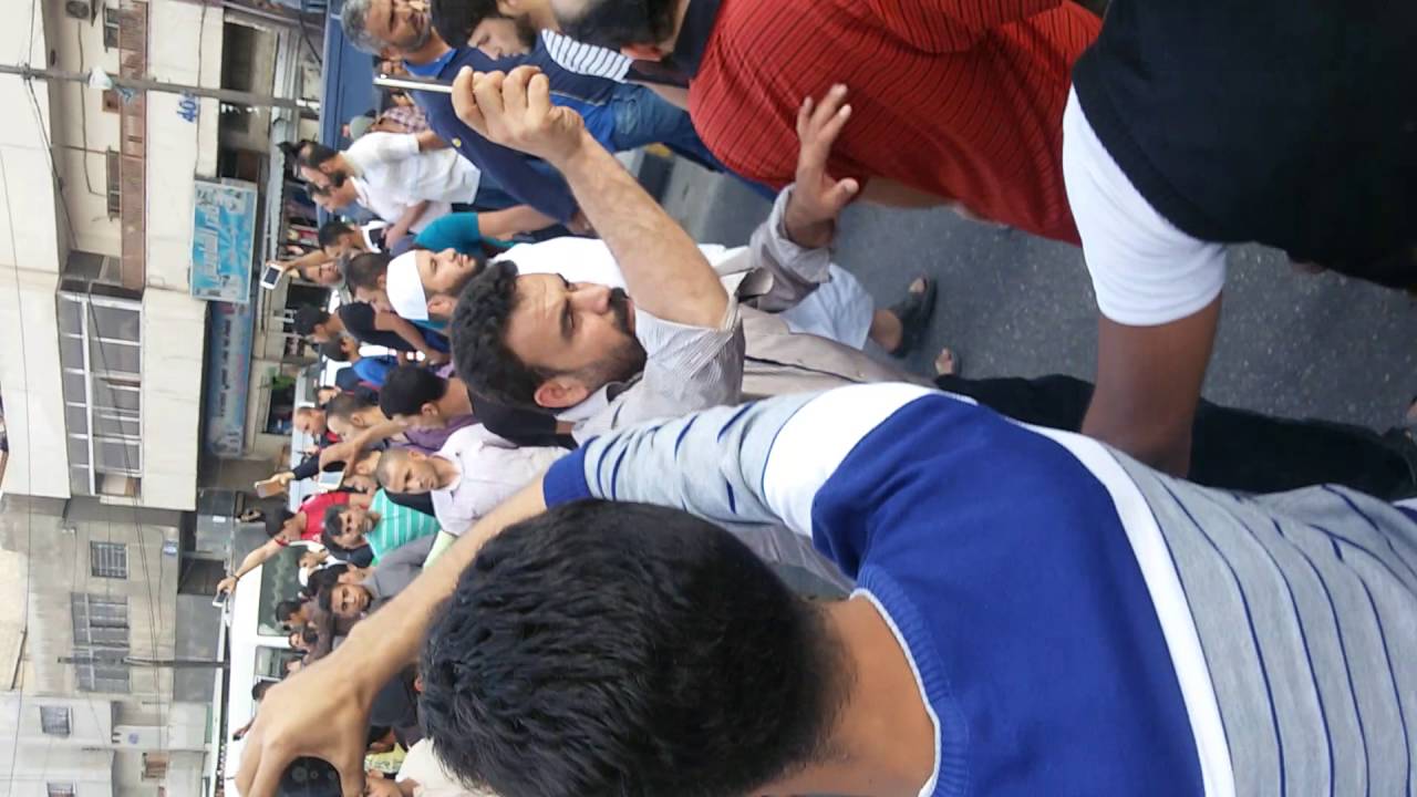جنازة الشيخ عوض عبد الغني الطيراوي من مسجده مدينة الحجاج إلى مقبرة مخيم حطين رحمه الله