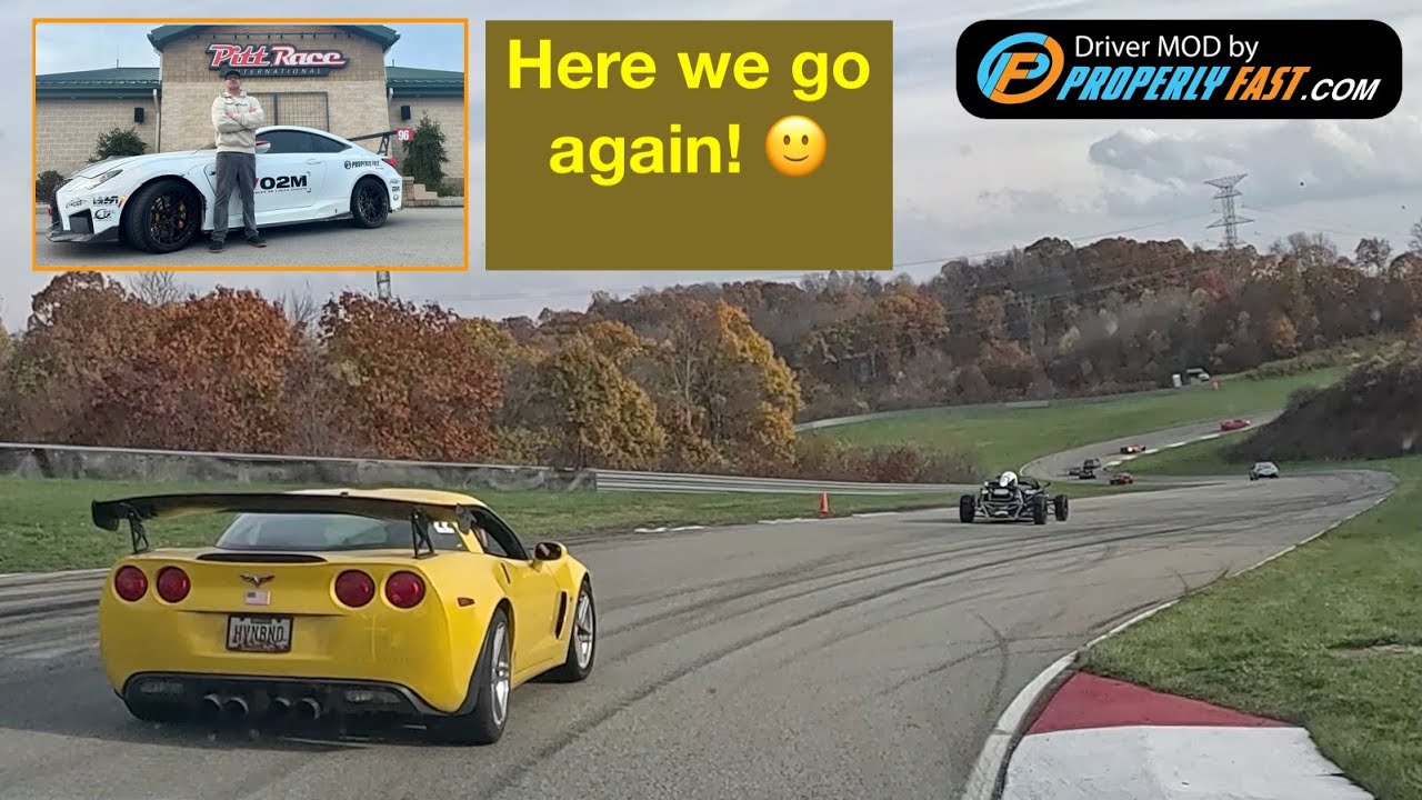 Proof that Driver Mod works - 500 hp Lexus RCF vs. 600 hp Corvette C6 Z06 - PittRace 11/8/25