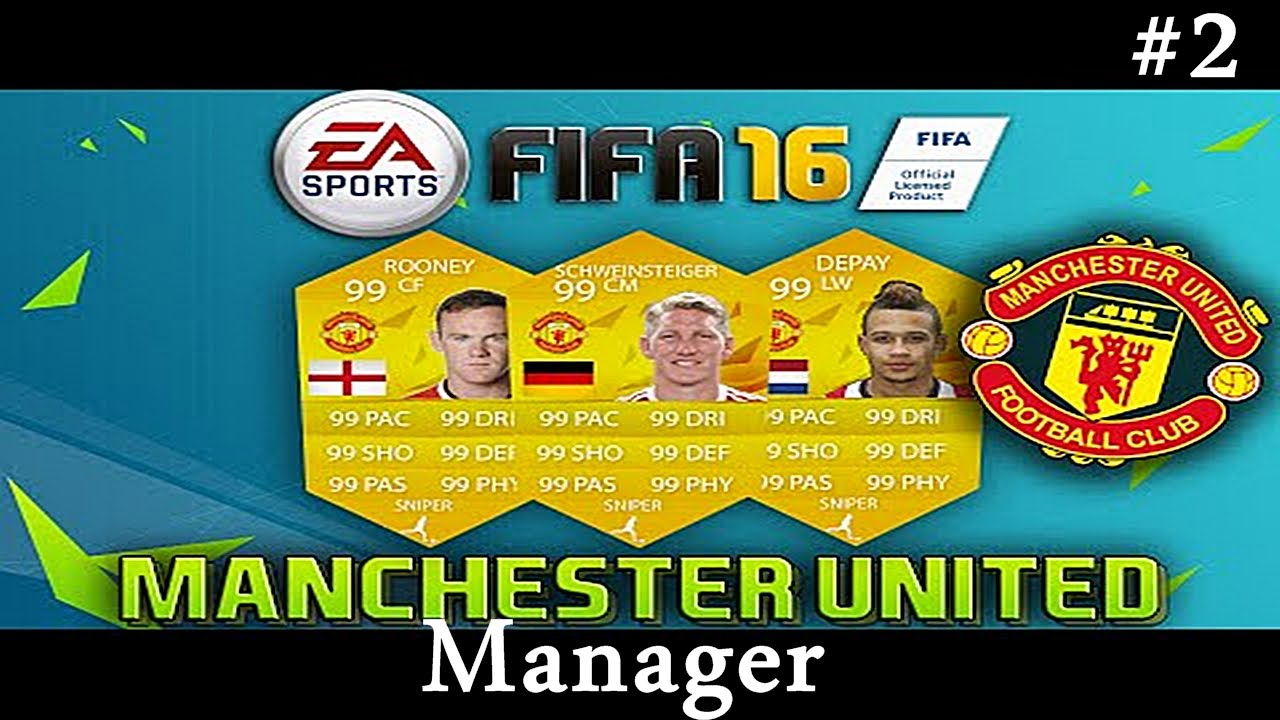 #2 Fifa 16 Manager Manchester United- Informacje nad zmianą w serii :D