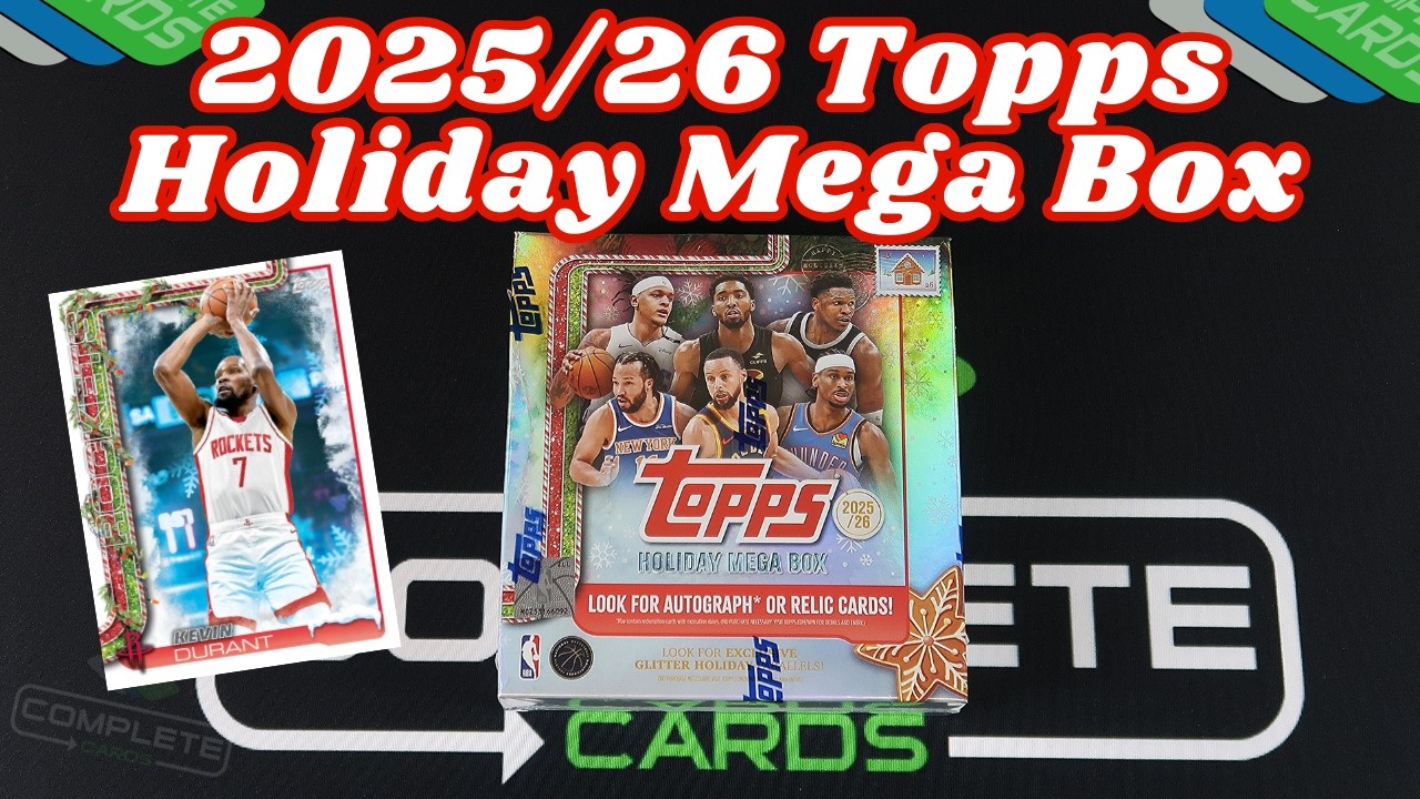 Лучший продукт Topps NBA на данный момент!! Мега-коробка Topps Holiday Basketball 2025-26