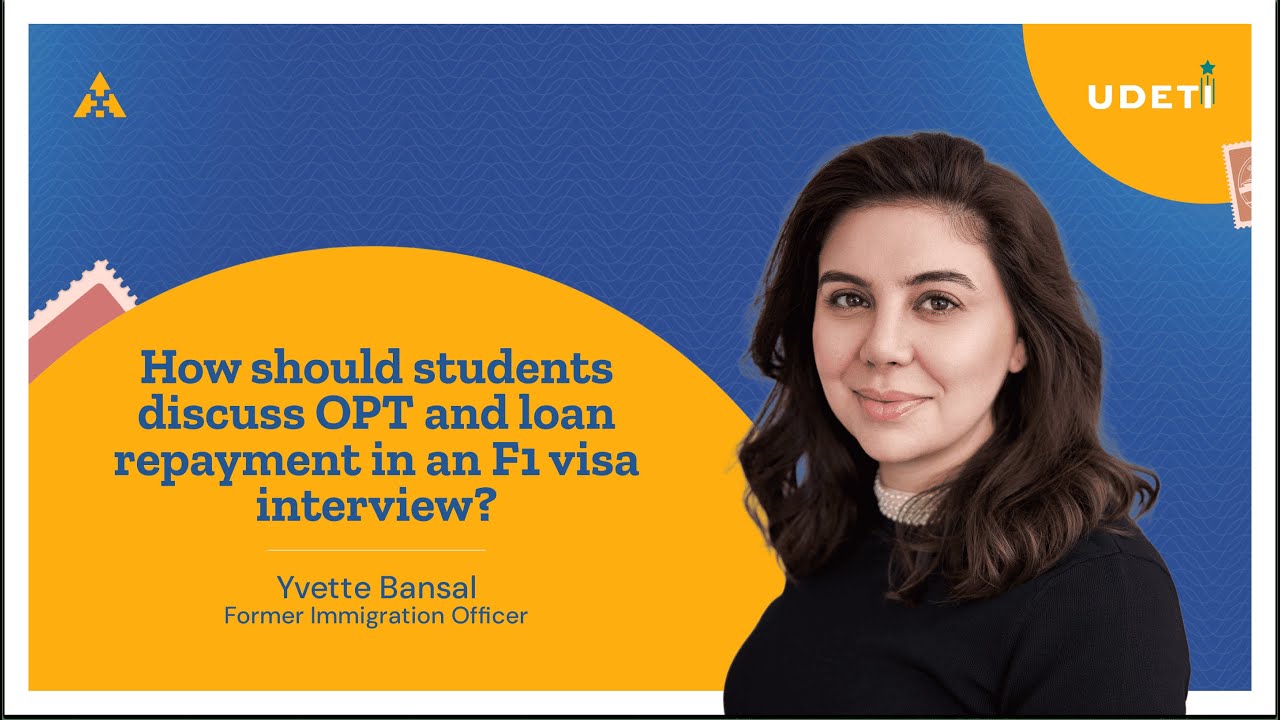 How to talk about OPT & loan repayment in F1 Visa interview | Ex-Officer explains