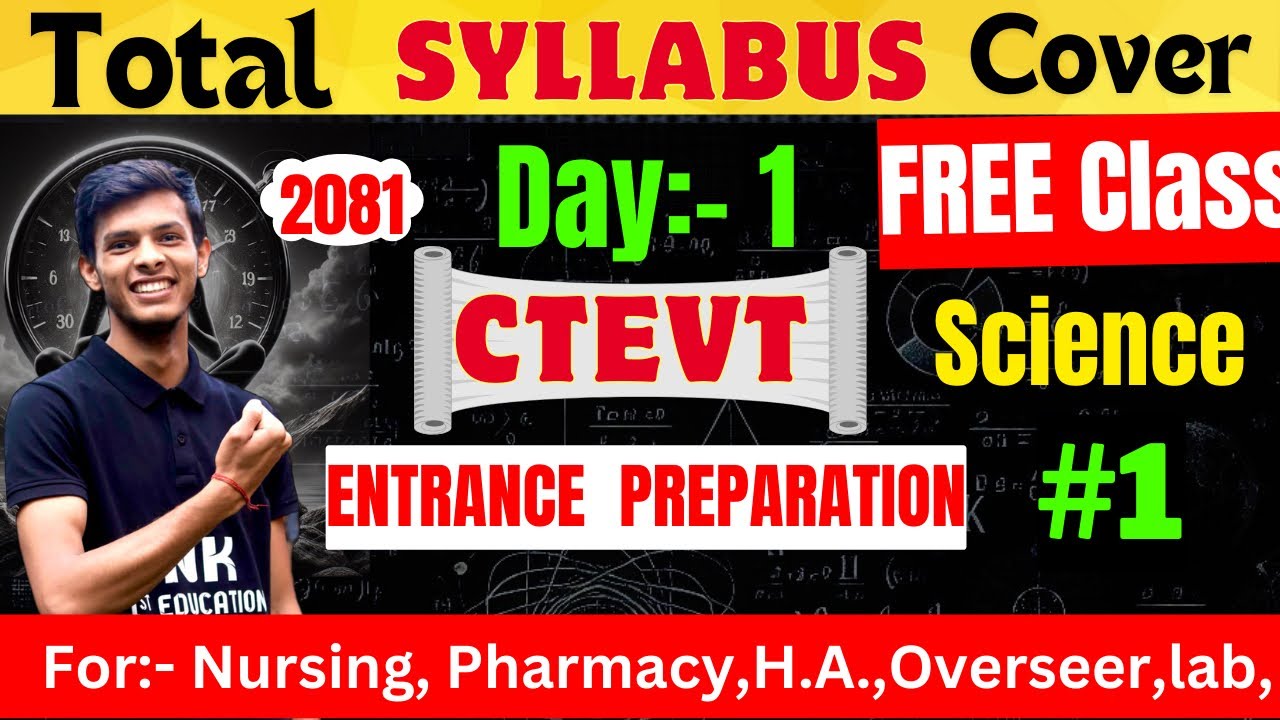 ctevt entrance preparation science | ctevt entrance model question | CTEVT Entrance classes 2081
