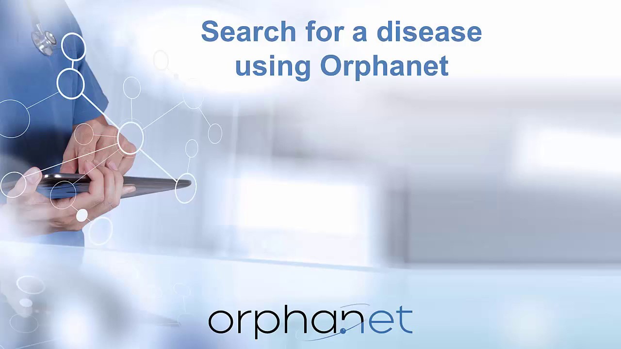 Search for a rare disease using Orphanet
