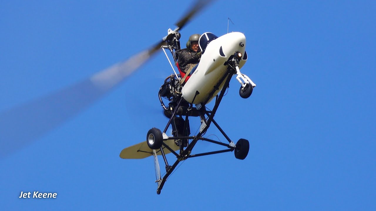 Air Command R503 Gyrocopter Takeoff, Flight & Landing
