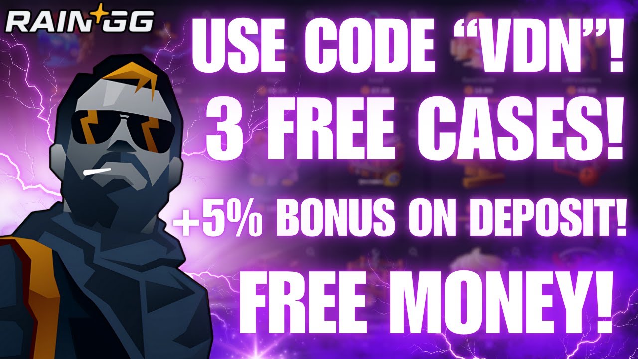 RAIN GG FREE SKINS ! RAIN GG PROMO CODE ! RAIN GG CODE ! RAIN GG 3 FREE CASES ! RAIN.GG PROMO CODE !