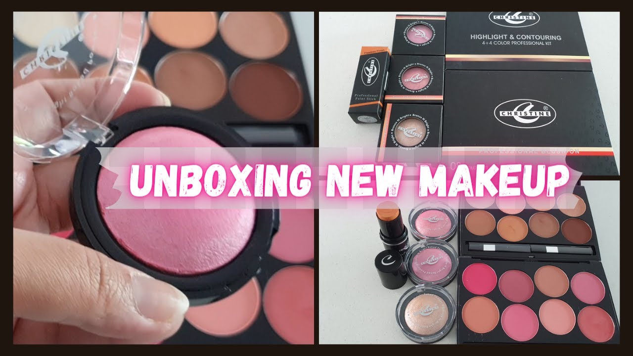 Christine Makeup Unboxing| Best Products from Christine Cosmetics| Blush Contour & Highlight| Urdu