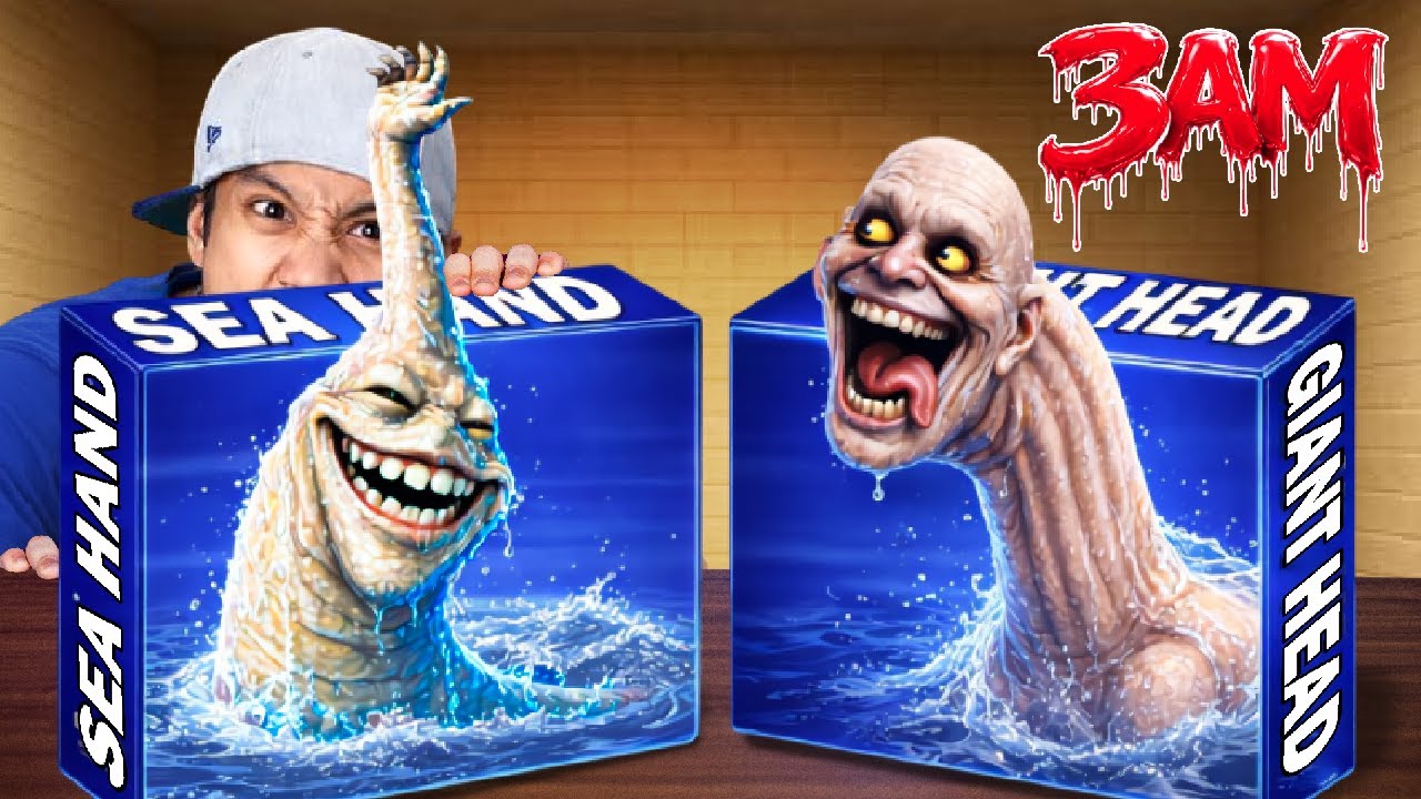 DO NOT OPEN ALL &ldquo;WE SWAM TOO FAR IN THE OCEAN&rdquo; HAND SEA MONSTER MYSTERY BOXES AT 3AM!!