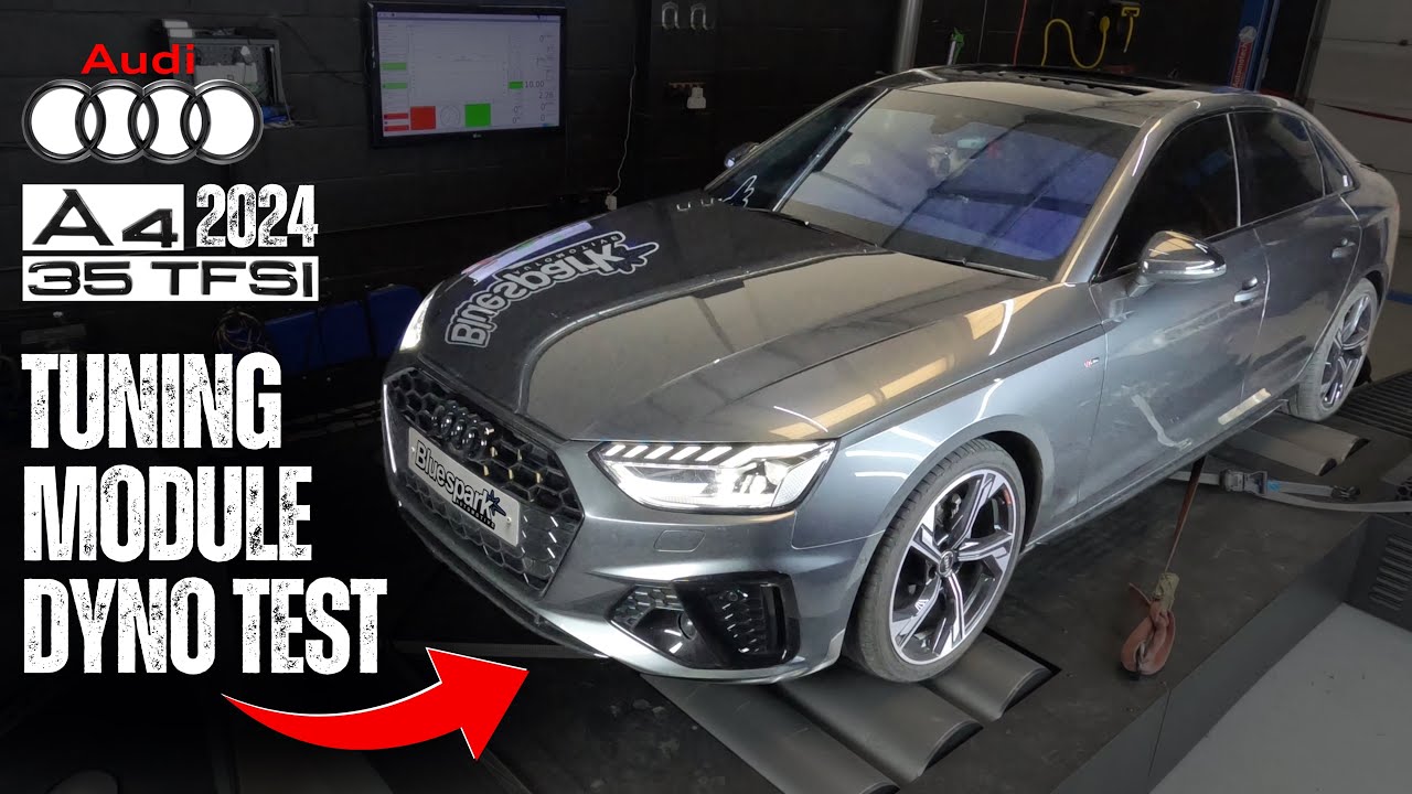 Audi A4 35 TFSI (2024) 2.0 148bhp/150ps Dyno Test &ndash; Bluespark Tuning Box