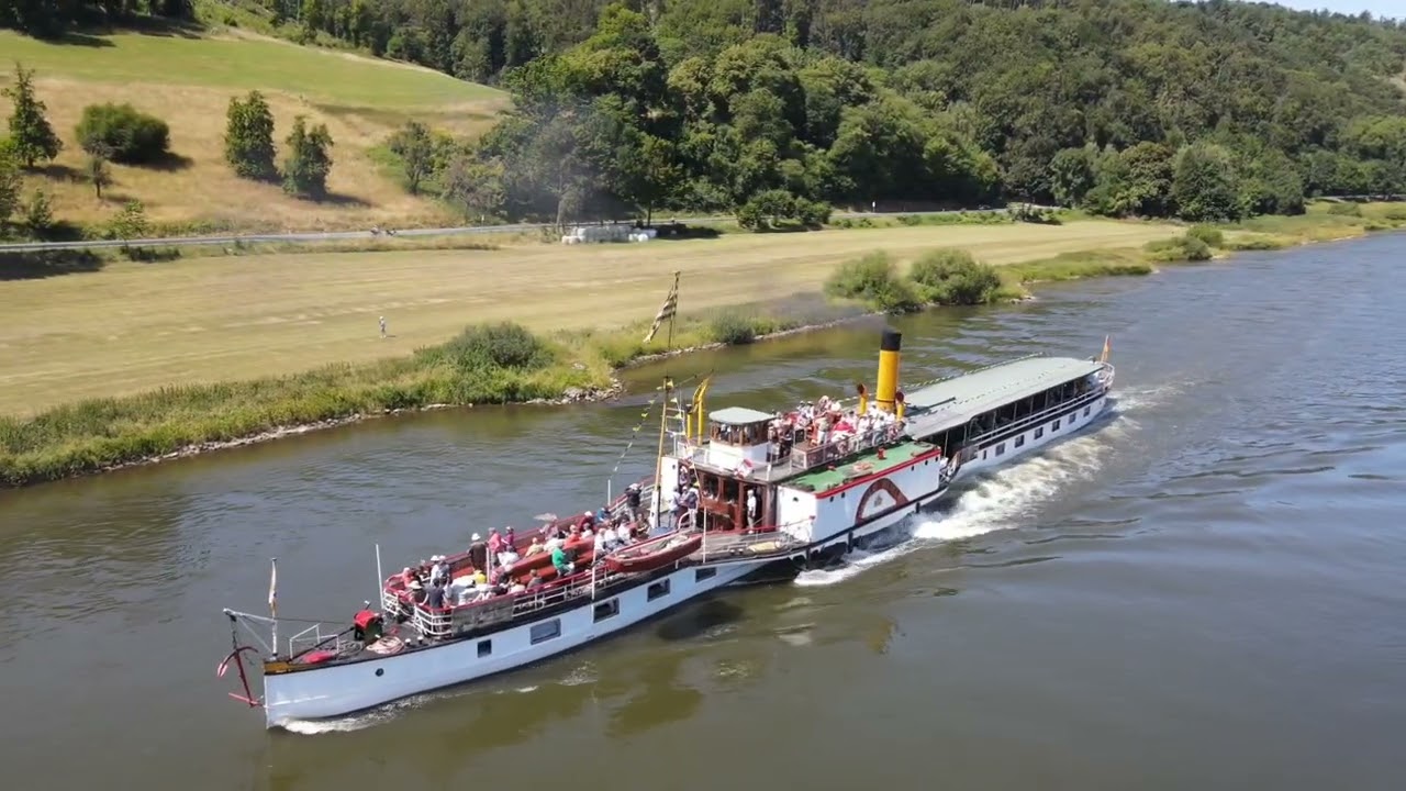 Raddampfer Kaiser Wilhelm in Bodenwerder 2022
