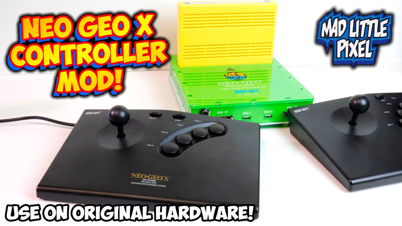 Modding A Neo Geo X USB Controller To Use On New CBOX MVS & Original Hardware!