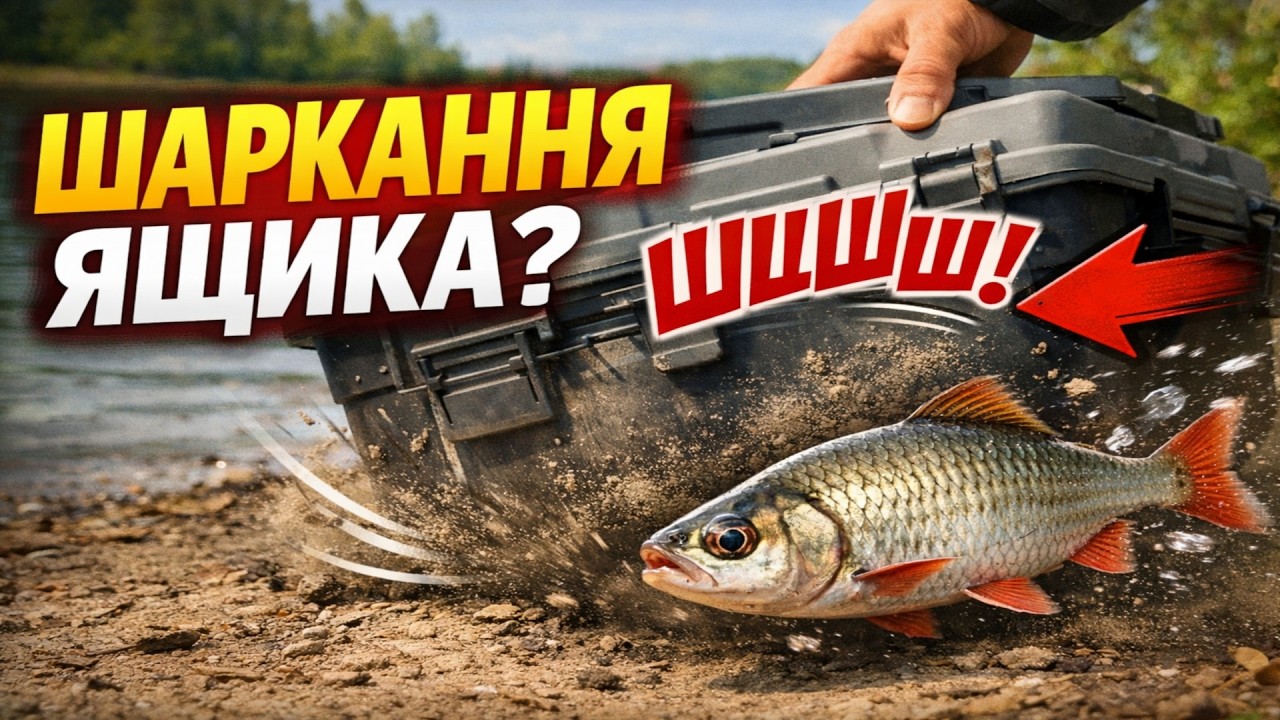 Ваш рибальський ящик ВІДЛЯКУЄ плотву? Цей звук змушує її тікати!