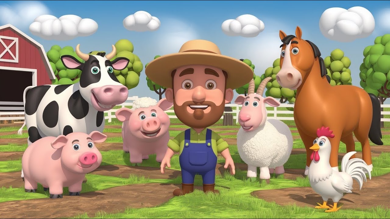 Old Mc Donald had a farm |kindergarden nursery rhymes|kids educational videos|toddler song
