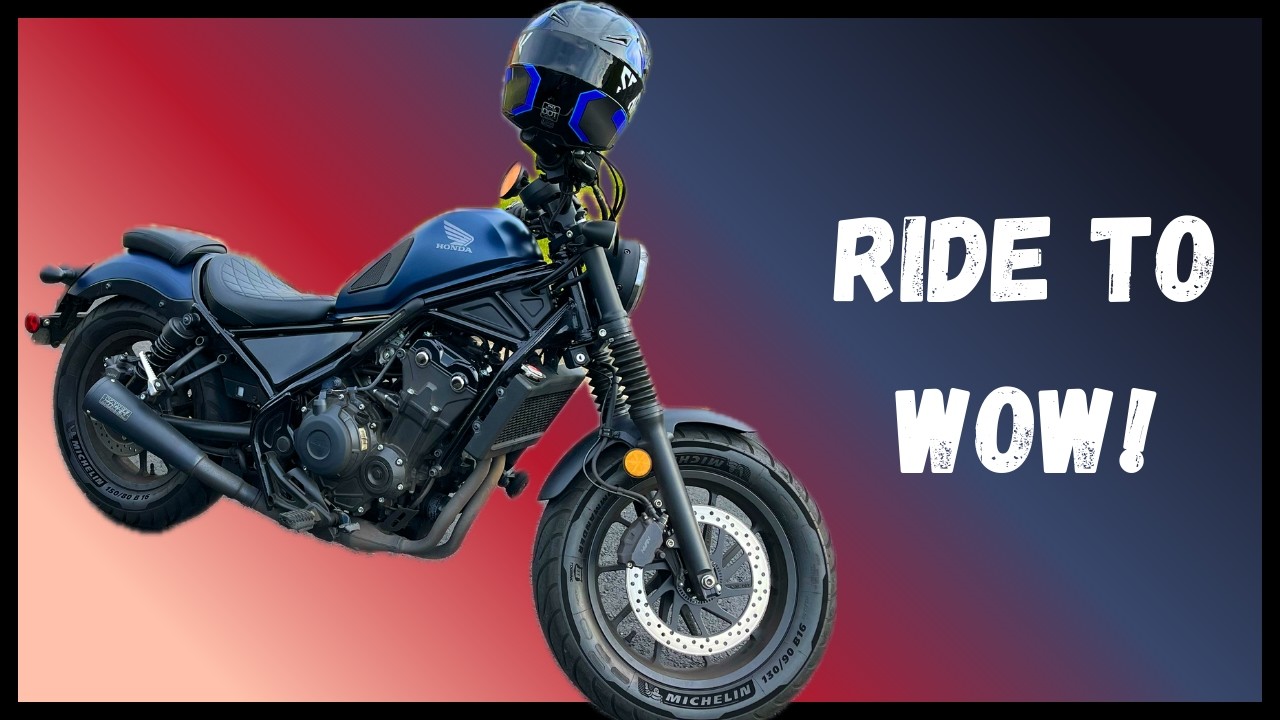 Riding the Rebel 500 to WOW Motorcycles for Maintenance!