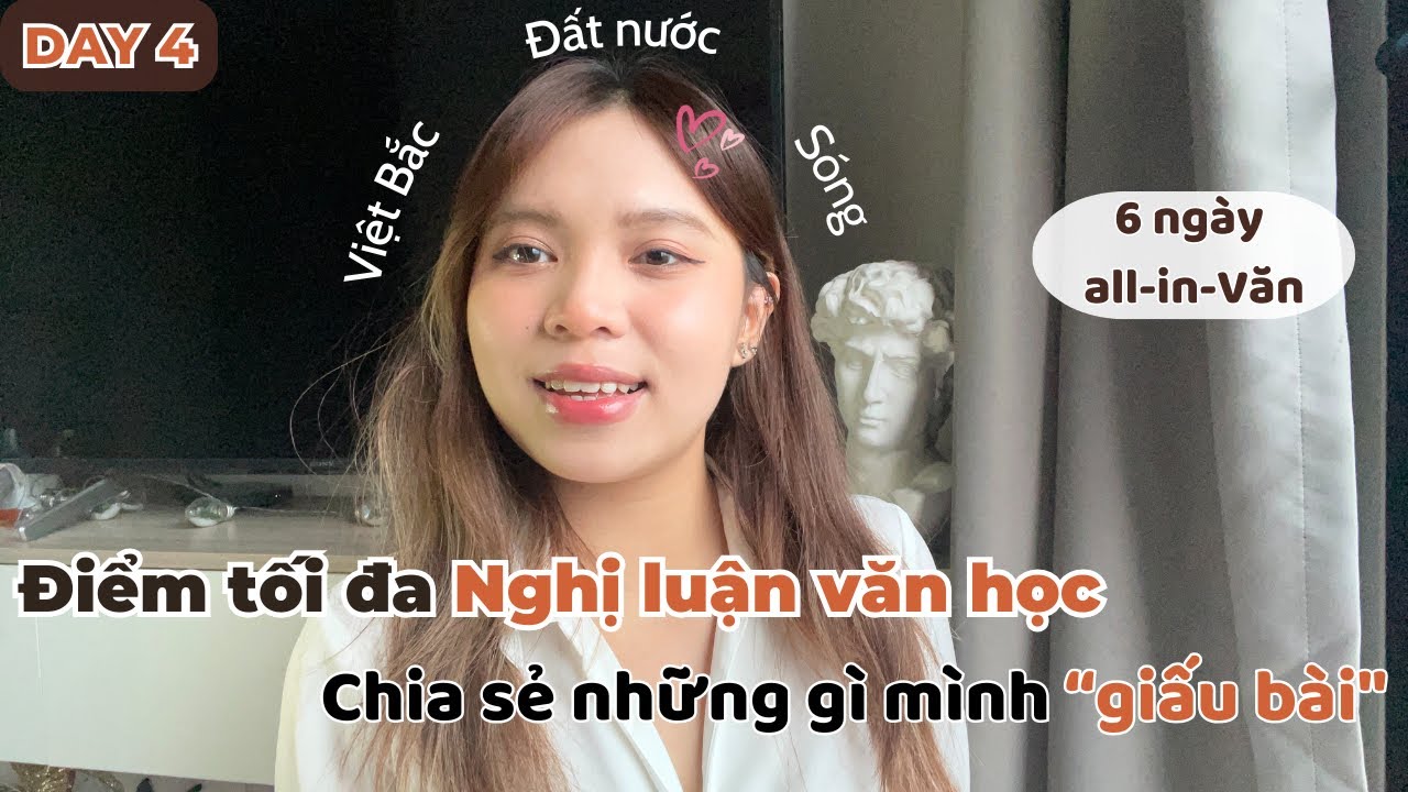 Điểm tối đa Nghị luận văn học-chia sẻ những gì mình 