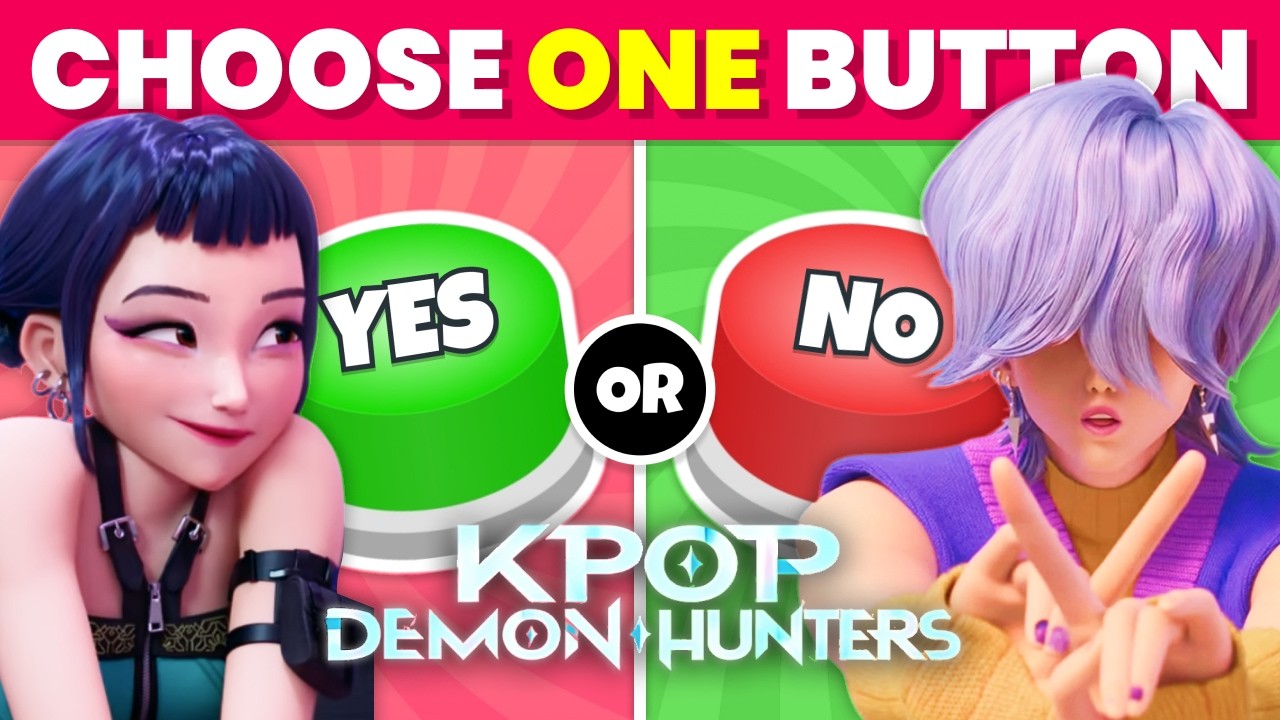 YES or NO?! 😈 Choose One BUTTON! 🟢🔴 | Ultimate KPop Demon Hunters Quiz # 111