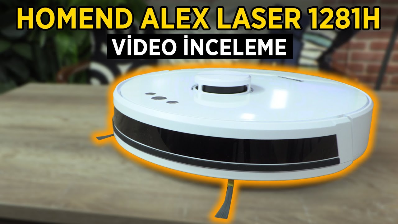 Homend Alex Laser 1281H Robot Süpürge - İnceleme