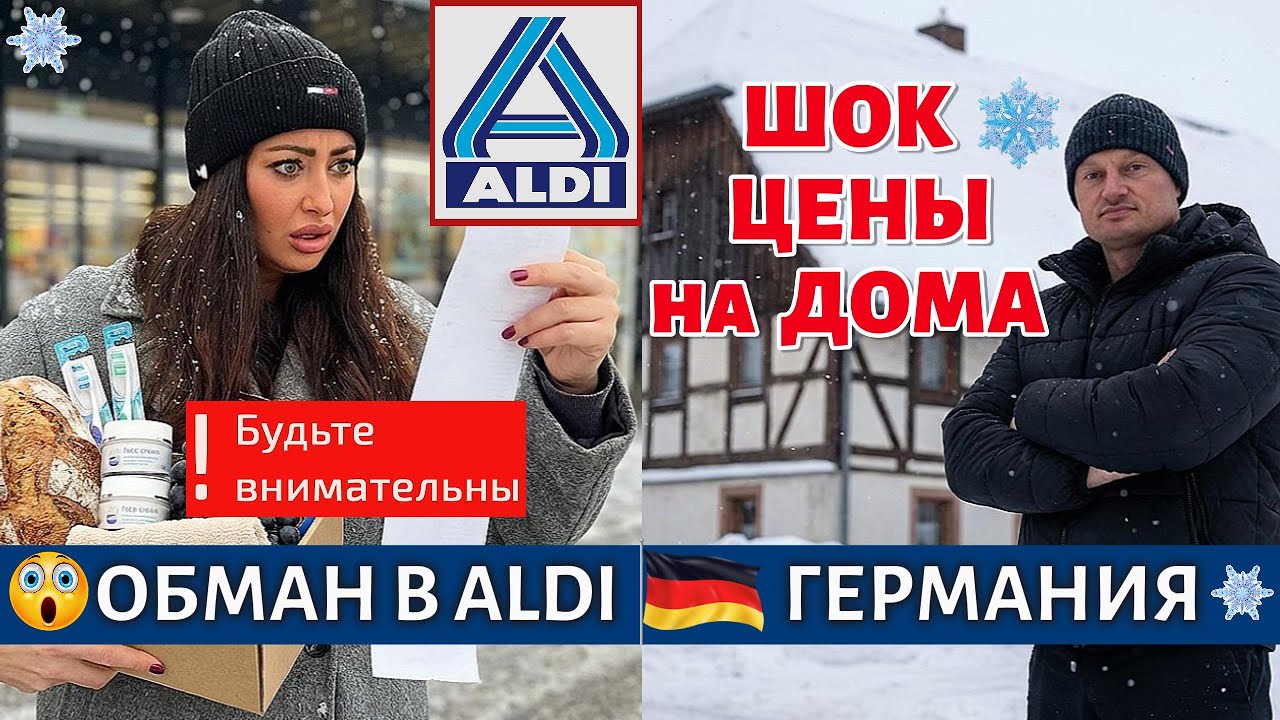 Такое ВПЕРВЫЕ! 😱Обманули в ALDI | ШОК цены на продукты и ДОМА в Германии 🏠🇩🇪