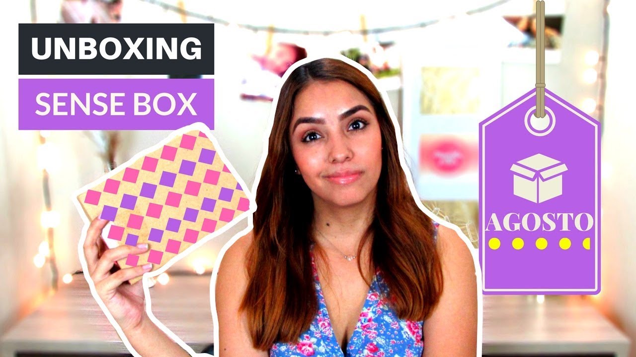 SENSE BOX AGOSTO 2017 | UNBOXING / Q&A - Marcela Lince